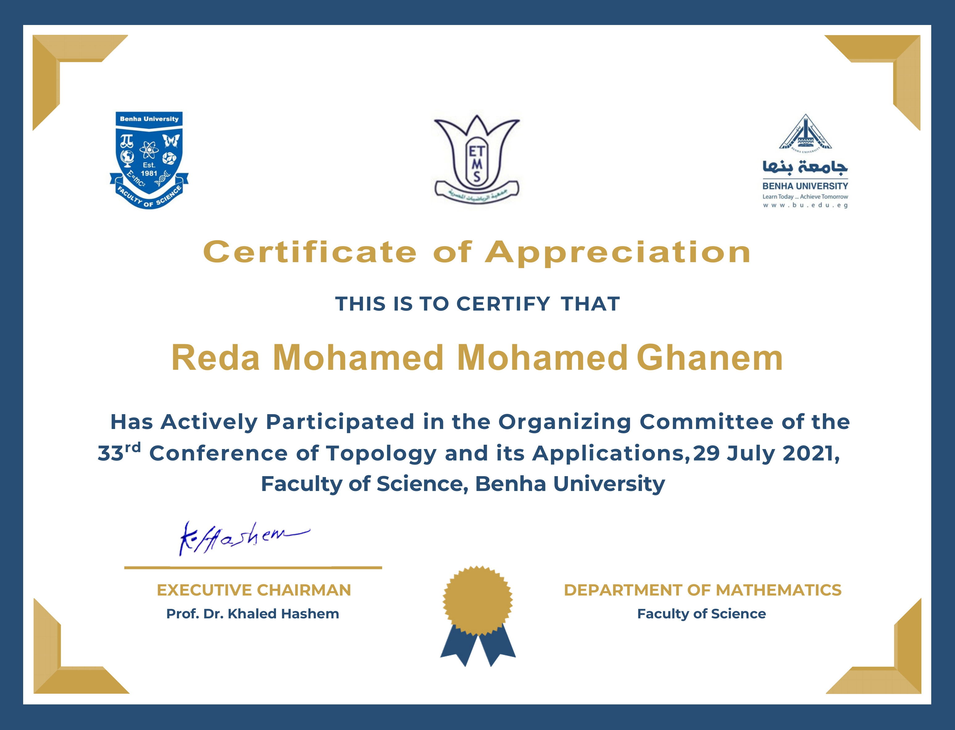 Reda Mohamed Mohamed Ghanem